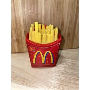 Vintage McDonald's Food Foolers French Fries Flip Phone Happy Meal Toy 1999